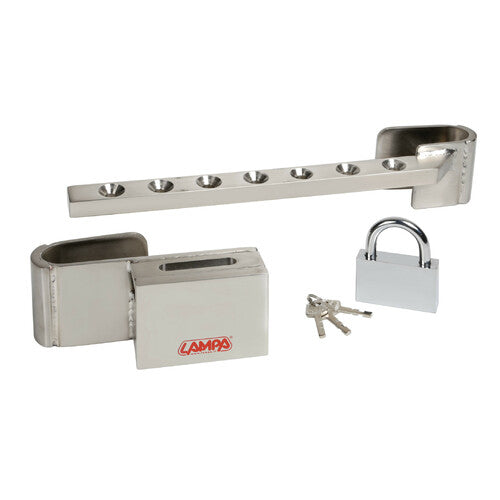Jumbo Zanna Lampe, Edelstahl-Hecktürschloss 98569