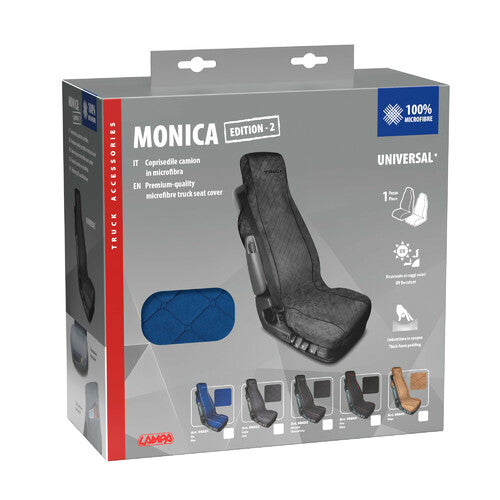 Lampa Monica, coprisedile in microfibra per camion - Blu