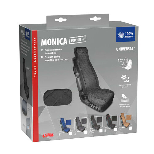 Funda de microfibra para asiento de camión Monica - Gris 98602