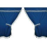 Lampa Premiere, set tende in microfibra per camion - Blu