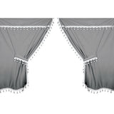 Juego de cortinas de microfibra para camión Lampa Premiere - Gris 98632