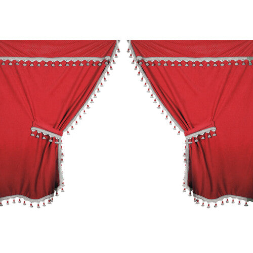 Lampa Premiere, set tende in microfibra per camion - Rosso