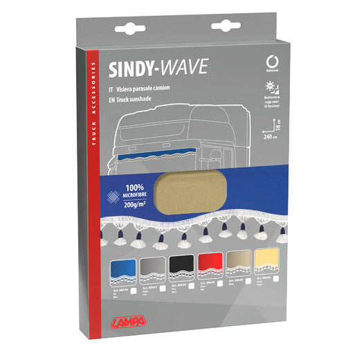 Lampa Sindy, fascia parasole in microfibra per camion - Beige