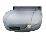 Melissa Mikrofaser-LKW-Vorhang- und Sitzbezugset – Grau