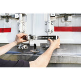 Lampa Zanna 3, stainless steel rear door lock