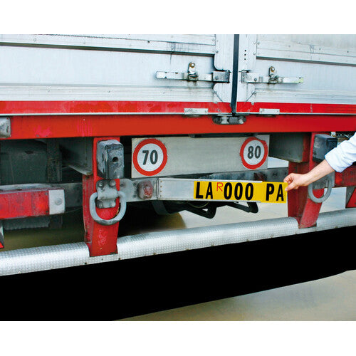 Edelstahl-Kennzeichenleuchte mit Blinkerfunktion für Anhänger