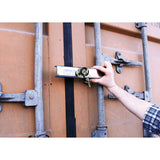 Lampa Zanna 2, Hecktürschloss aus verchromtem Stahl