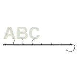 Spell-It LED Track Light, Adhesive Track, 24V - Black - 50 cm - 9 Connectors