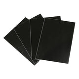 Juego de 4 parches adhesivos para lonas de camiones - Negro 98721