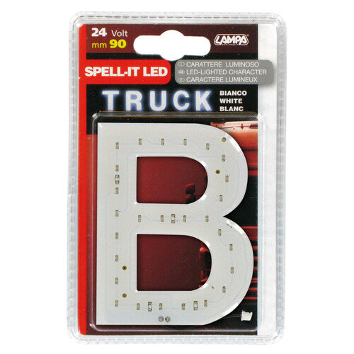 Lampa Spell-It Led, 90 mm, 24V - Bianco - B