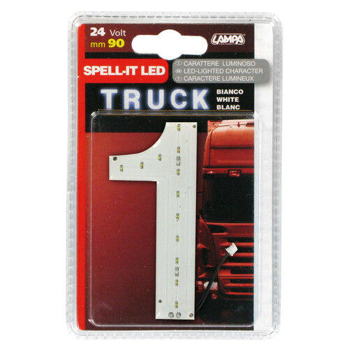 Lampa Spell-It Led, 90 mm, 24V - Bianco - 1