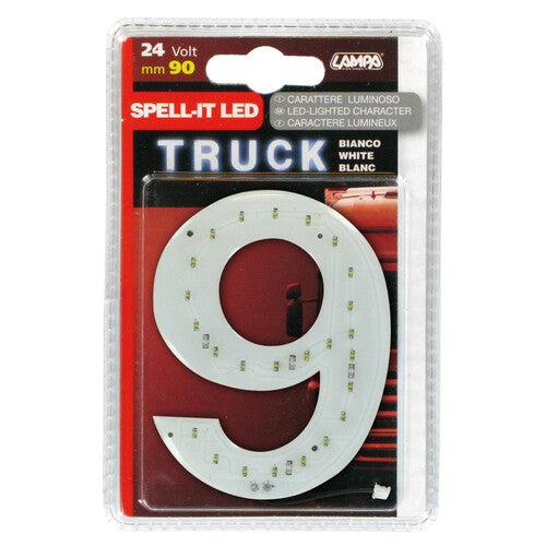 Lampa Spell-It Led, 90 mm, 24V - Bianco - 9