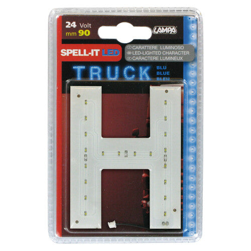 Lampa Spell-It Led, 90 mm, 24V - Blu - H 98772