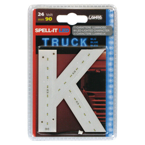 Lampa Spell-It Led, 90 mm, 24V - Blu - K 98775