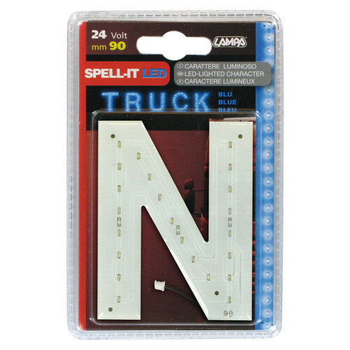 Lampa Spell-It Led, 90 mm, 24V - Blu - N 98778