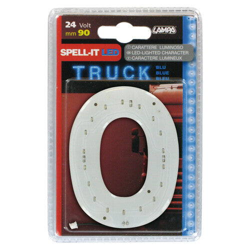 Lampa Spell-It Led, 90 mm, 24V - Blu - O 98779