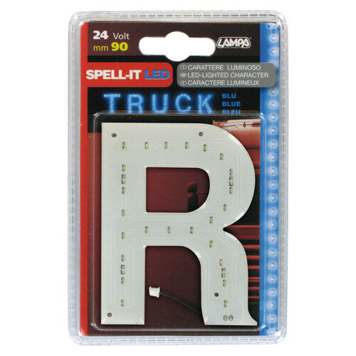 Lampa Spell-It Led, 90 mm, 24V - Blue - R