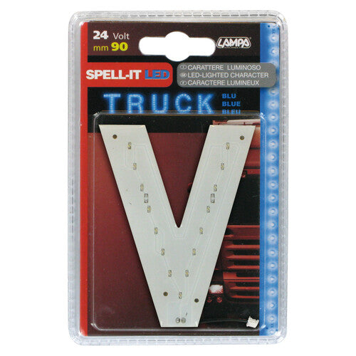 Lampa Spell-It Led, 90 mm, 24V - Blu - V 98786