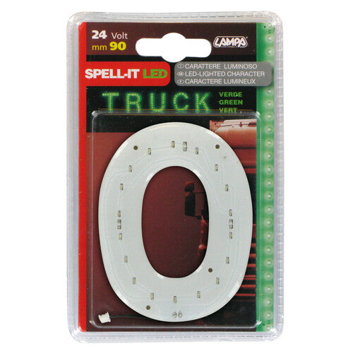 Lampa Spell-It Led, 90 mm, 24V - Verde - O 98823