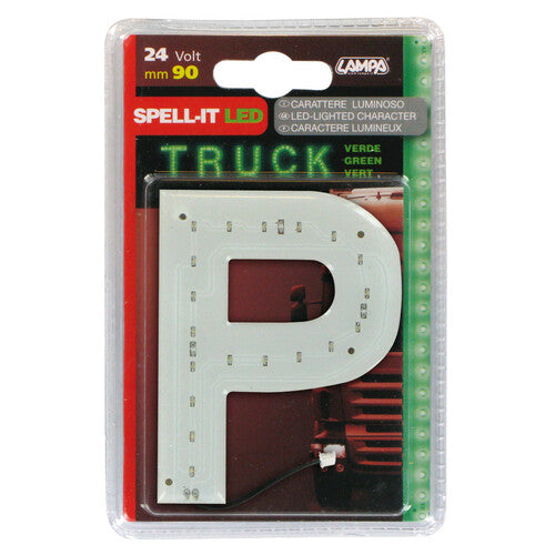 Lampa Spell-It Led, 90 mm, 24V - Verde - P 98824