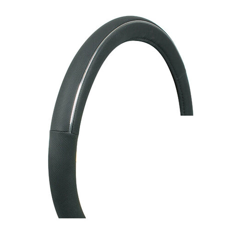 Chrome Strip Lamp, Skeentex Steering Wheel Cover - L - 46/48 cm