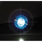 Pair of 1 LED side marker lights, 24V - Blue