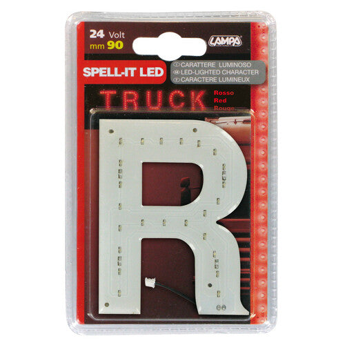 Lampa Spell-It Led, 90 mm, 24V - Red - R