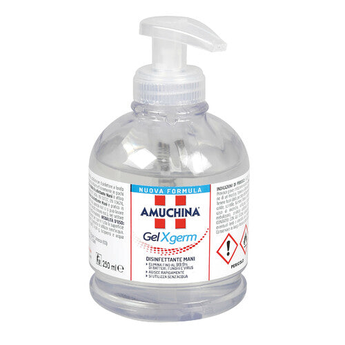 Botella desinfectante de manos Amuchina Gel X-Germ con dispensador - 250 ml