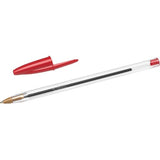 Bolígrafos Bic Cristal Original, caja de 50 - Rojo BIC8373619