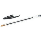 Bolígrafos Bic Cristal Original, caja de 50, color negro, BIC8373639 