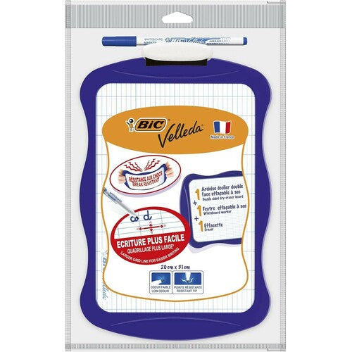 Lampa Bic Lavagna doppia faccia con marcatore e cancellino  21x31 cm BIC841362