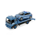 Grúa de Policía de Burago con Coche, Burago, Escala 1:43