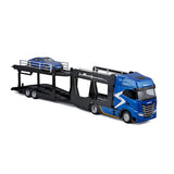 Burago Iveco S-Way portacoches con Audi RS E-Tron, Burago, escala 1:43