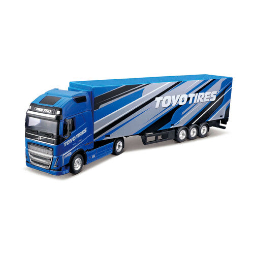 Colección Burago de 6 camiones con semirremolques, Burago, escala 1:43