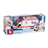 Ambulancia Burago con Camilla, Burago, Escala 1:43