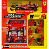 Burago Pit Stop Ferrari SF-24 Leclerc, Burago, escala 1:43