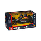 Coche de F1 Burago, Red Bull Racing RB19 Verstappen, Burago, escala 1:43, caja de presentación