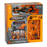 Burago Pit Stop Mclaren MCL38 Norris, Burago, scala 1:43