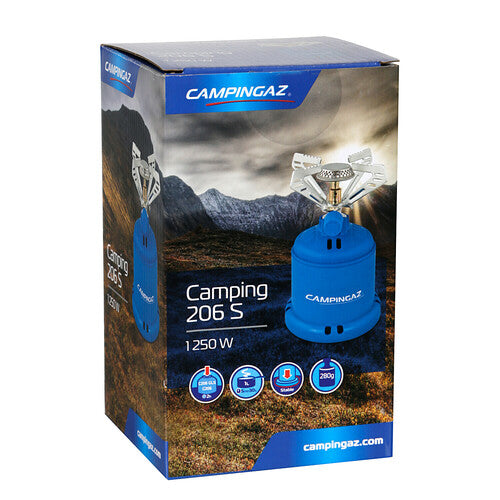 Lámpara Campingaz Camping 206 S, hornillo de gas portátil CG206S 