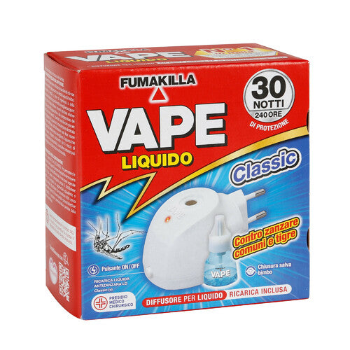 Lampa Vape, repelente de mosquitos eléctrico + 1 recarga de líquido clásica incluida CP22844