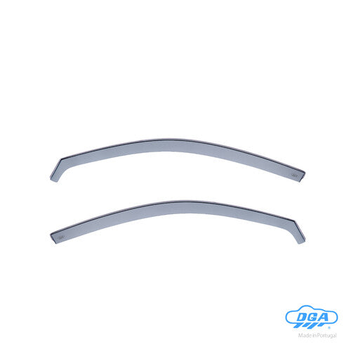 DGA Set deflettori aria anteriori ad incastro tipo lungo Audi A3 3p 09/12>11/19