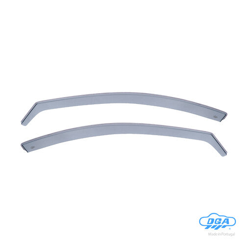 Deflectores de aire delanteros DGA, tipo largo, Chevrolet Captiva 07/06>09/15
