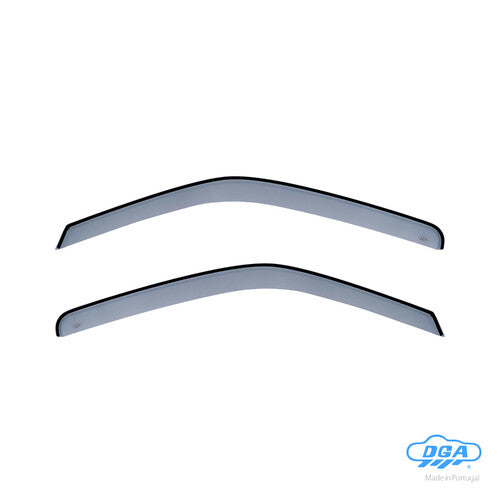 DGA Klebe-Windabweiser-Set vorne - Renault Clio II 3-Sitzer (03/98>09/05)