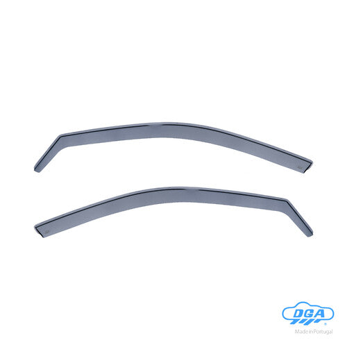 Deflectores de viento delanteros entrelazados largos DGA Mitsubishi Lancer 4p 09/03>06/08