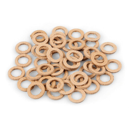 Lamp Set 50 pieces gasket in salpa, diameter 10.5x17x2 mm