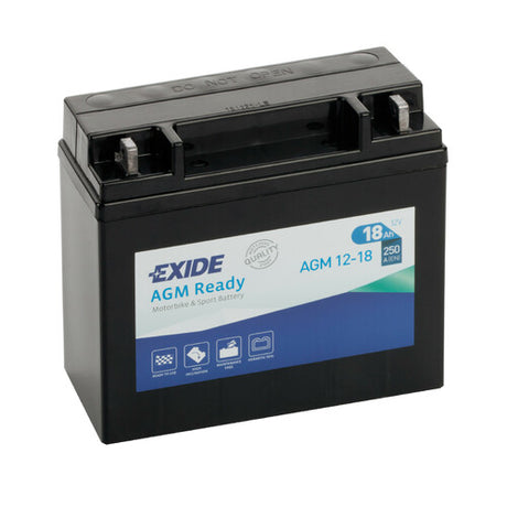 Exide AGM1218 Batteria Moto 12V AGM Ready 18 Ah 250 A