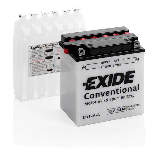 Exide Batteria 12V - Exide Bike Conventional - 12 Ah - 165 A