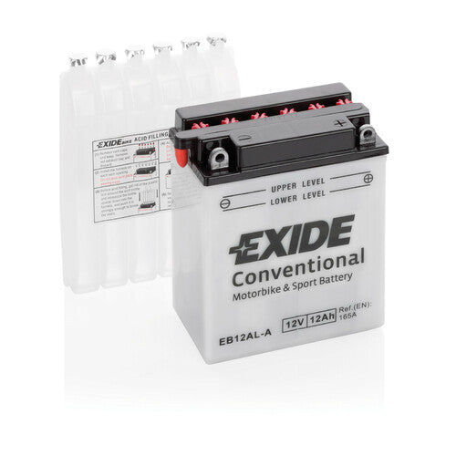 Exide Batteria 12V - Exide Bike Conventional - 12 Ah - 165 A