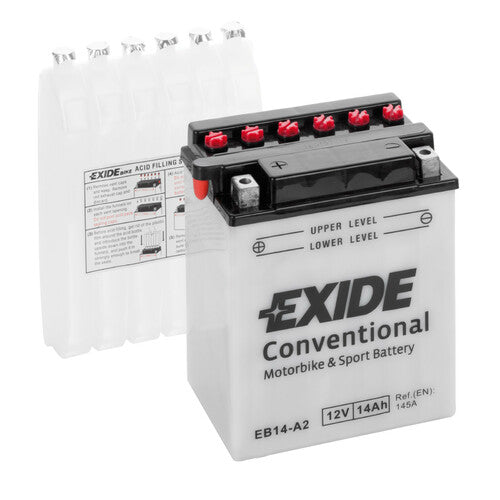 Batería Exide de 12 V - Bicicleta Exide Convencional - 14 Ah - 145 A
