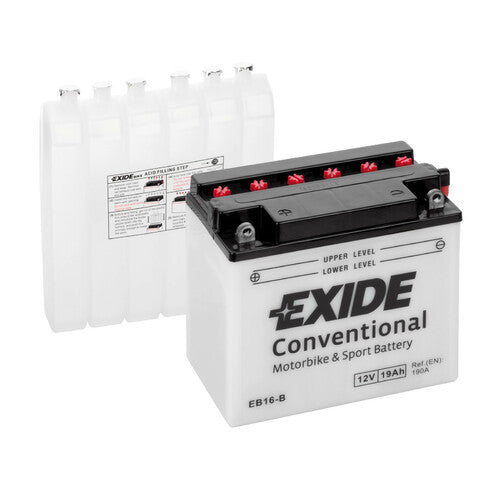 Batería Exide de 12 V - Bicicleta Exide Convencional - 19 Ah - 190 A